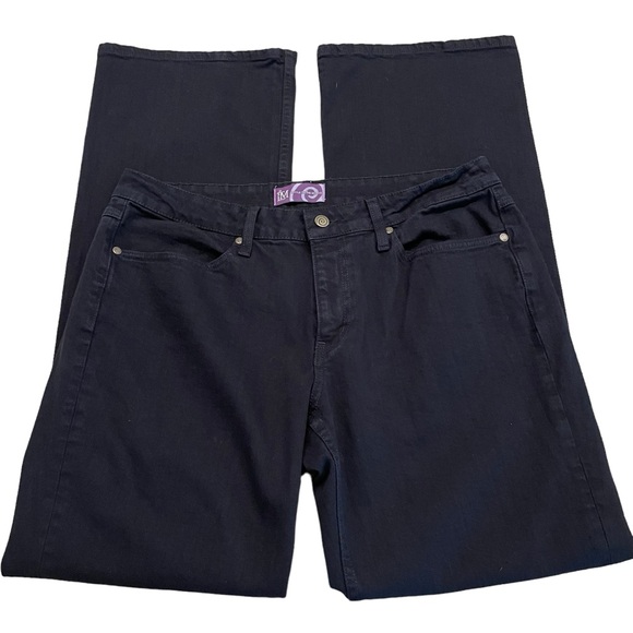 LITM Little in the Middle Straight Leg Black Jeans 16/18 - Picture 3 of 8